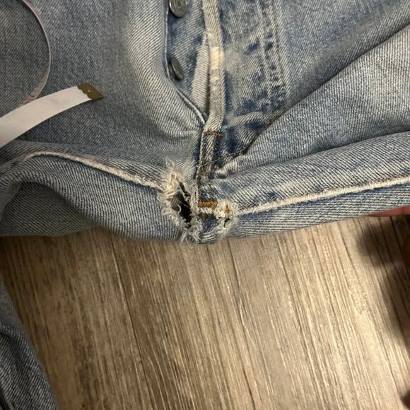 Vintage 70s Levi's 501XX Redline Selvedge Red Tab Denim Jeans Size 30X31 - Picture 7 of 9